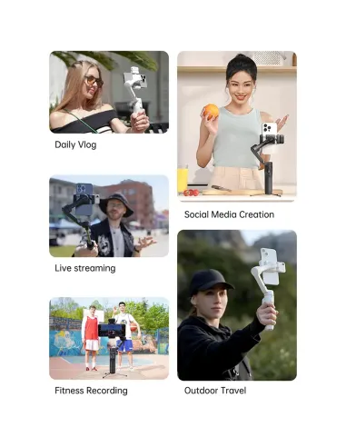 Buy Hohem iSteady V3 Black | AI Smartphone Gimbal & Fill Light