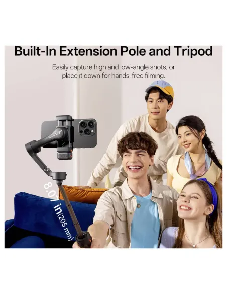 Hohem iSteady V3 Ultra Blanco | Gimbal con rastreo IA - TiendaCPU