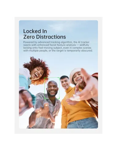 Hohem iSteady V3 Ultra Blanco | Gimbal con rastreo IA - TiendaCPU