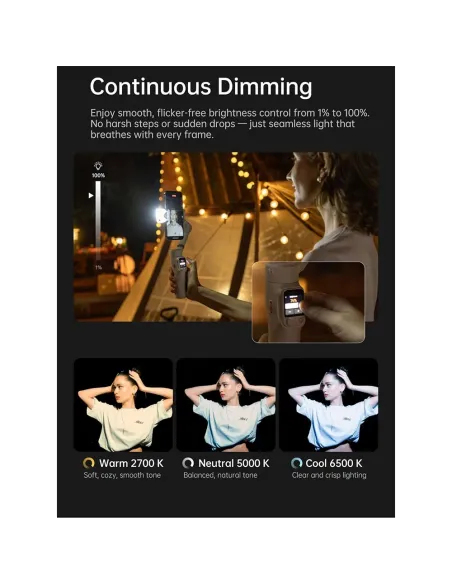 Hohem iSteady V3 Ultra Blanco | Gimbal con rastreo IA - TiendaCPU