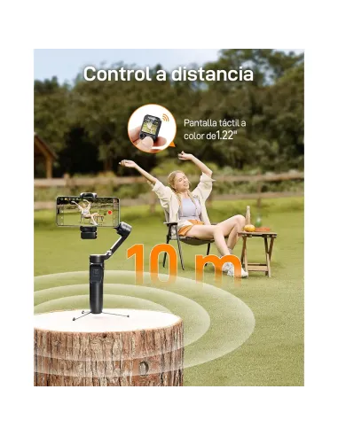 Hohem iSteady V3 Ultra Negro | Estabilizador Gimbal con IA - TiendaCPU