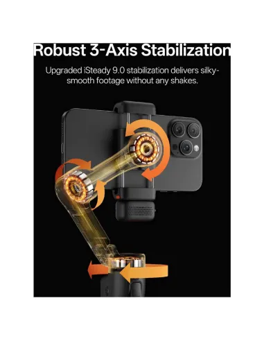 Hohem iSteady V3 Ultra Negro | Estabilizador Gimbal con IA - TiendaCPU