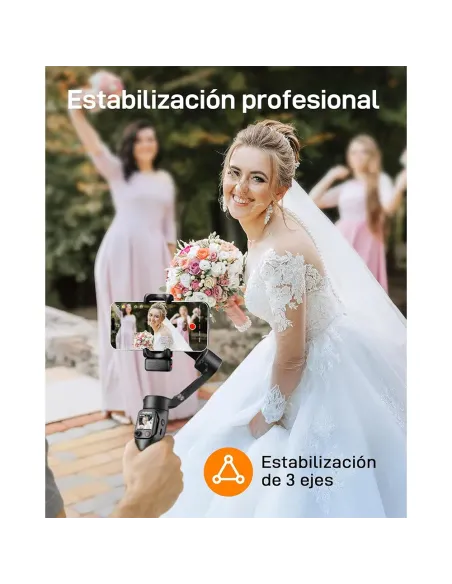 Hohem iSteady V3 Ultra Negro | Estabilizador Gimbal con IA - TiendaCPU