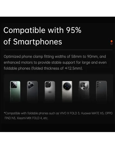 Hohem iSteady M7 Premium | Gimbal IA 500g con Pantalla Táctil