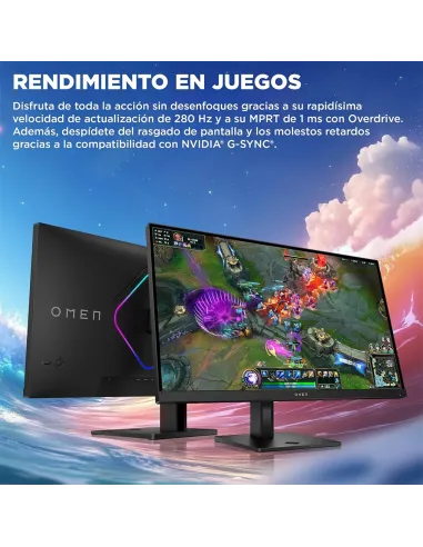 Comprar HP OMEN 27qs G2 | Monitor 27" QHD 280Hz - TiendaCPU