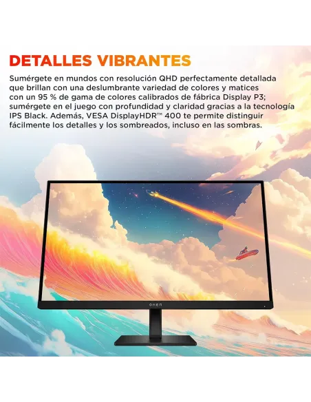 Buy HP OMEN 27qs G2 | 27" QHD Monitor 280Hz - TiendaCPU