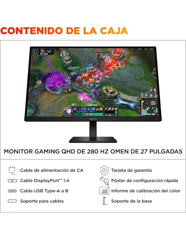 Buy HP OMEN 27qs G2 | 27" QHD Monitor 280Hz - TiendaCPU