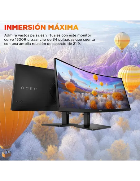 Buy HP OMEN 34c G2 | 34" Curved WQHD Monitor 180Hz - TiendaCPU