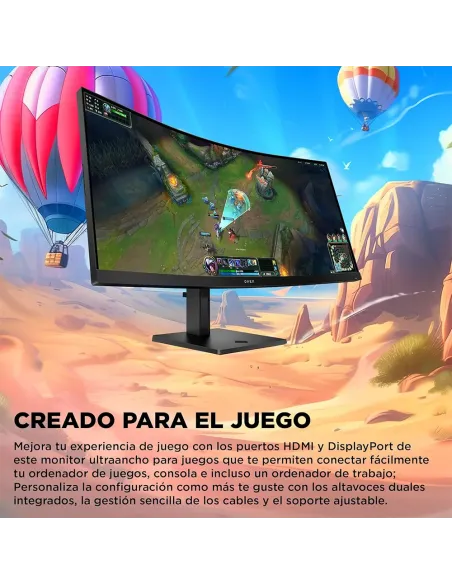 Buy HP OMEN 34c G2 | 34" Curved WQHD Monitor 180Hz - TiendaCPU