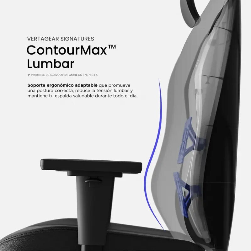 Buy Vertagear SL1800 Black | Ergonomic Gaming Chair - TiendaCPU
