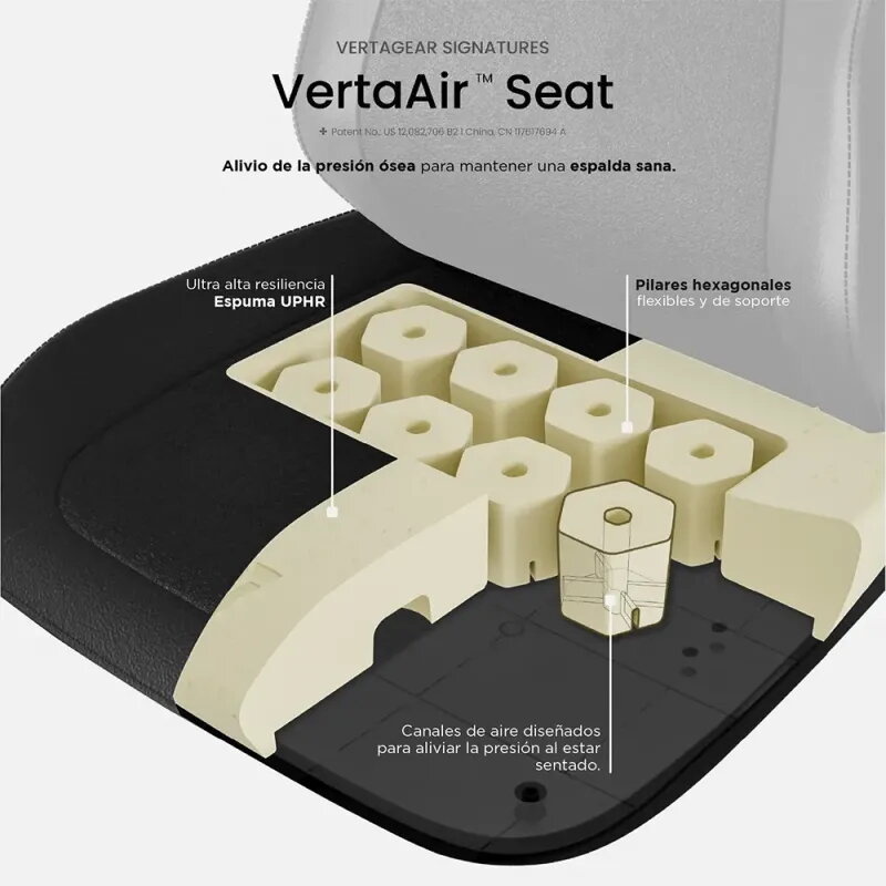 Buy Vertagear SL1800 Black | Ergonomic Gaming Chair - TiendaCPU