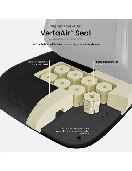 Buy Vertagear SL1800 Black | Ergonomic Gaming Chair - TiendaCPU