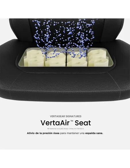 Buy Vertagear SL1800 Black | Ergonomic Gaming Chair - TiendaCPU