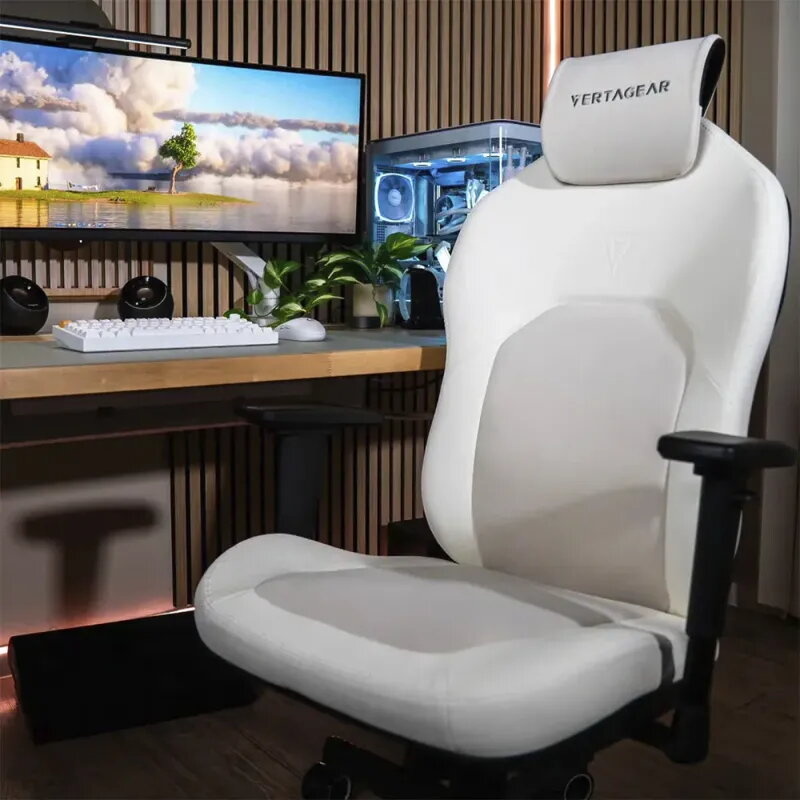 Silla gaming Vertagear SL1800 White & Black | Ergonomía - TiendaCPU