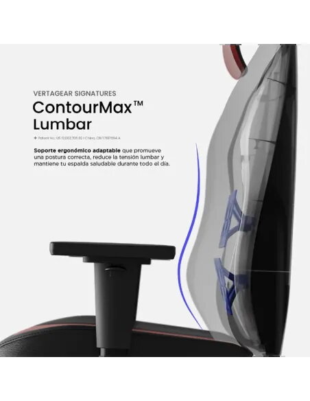 Buy Vertagear SL1800 Black/Burgundy | Ergonomic Gaming Chair