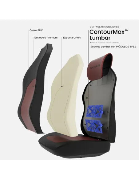 Buy Vertagear SL1800 Black/Burgundy | Ergonomic Gaming Chair