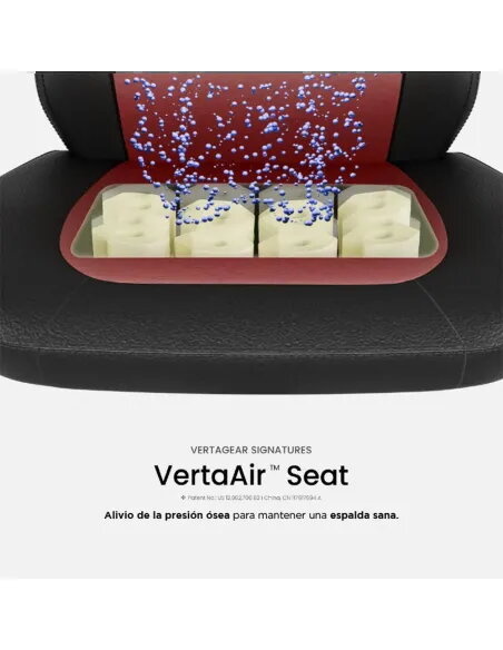 Buy Vertagear SL1800 Black/Burgundy | Ergonomic Gaming Chair