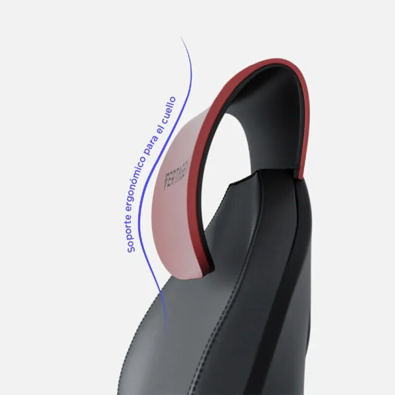 Vertagear SL1800 Black/Burgundy Red Ergonomic Features Edition - Silla gaming ergonómica