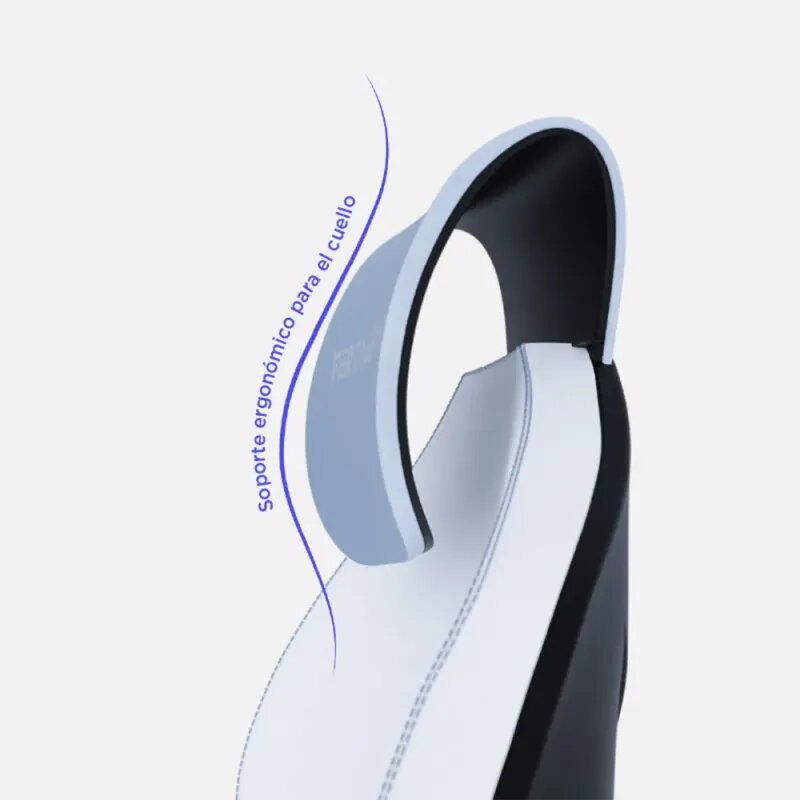 Vertagear SL1800 White/Black/Baby Blue Ergonomic Features Edition - Silla gaming ergonómica