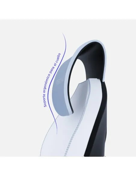 Vertagear SL1800 White/Black/Baby Blue Ergonomic Features Edition - Silla gaming ergonómica