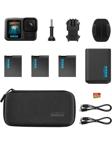 GoPro HERO13 Black Extended Power Bundle | 3 Baterías - TiendaCPU