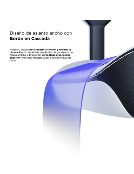 Vertagear SL5800 HygennX Black/White | Silla Gaming - TiendaCPU