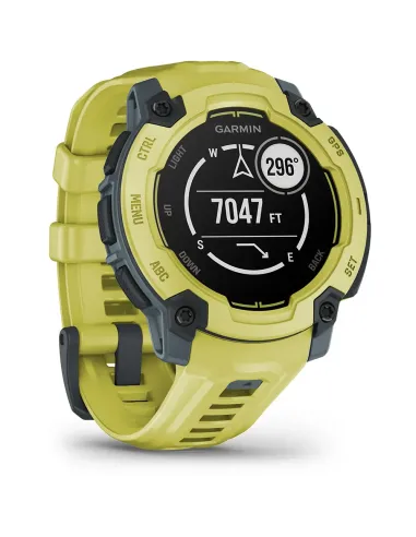 Garmin Instinct E Amarillo | Reloj GPS 16 Días Batería - TiendaCPU