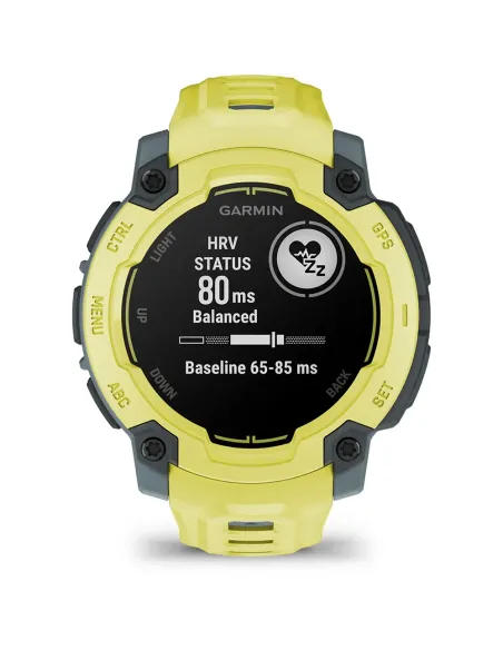 Garmin Instinct E Amarillo | Reloj GPS 16 Días Batería - TiendaCPU