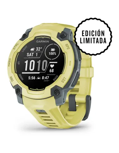 Garmin Instinct E Amarillo | Reloj GPS 16 Días Batería - TiendaCPU