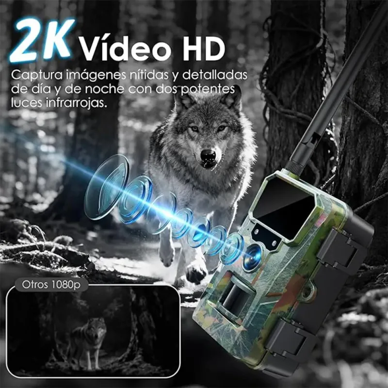 WOLFANG Wildkamera 4G mit Satellit