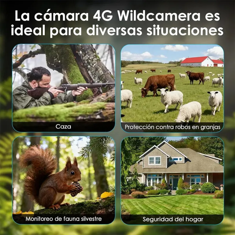 WOLFANG Wildkamera 4G mit Satellit