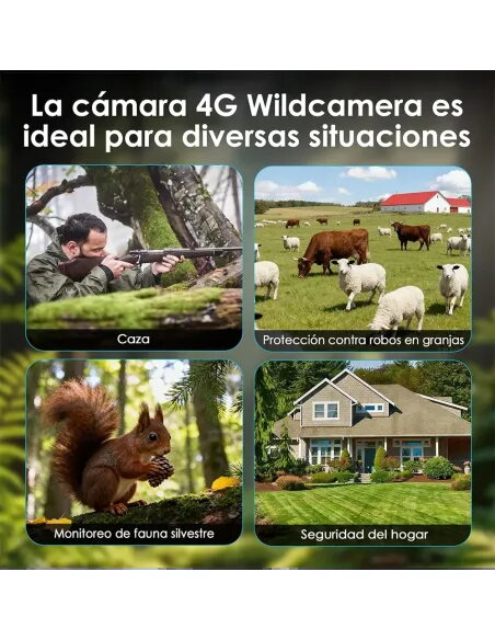 WOLFANG Wildkamera 4G mit Satellit