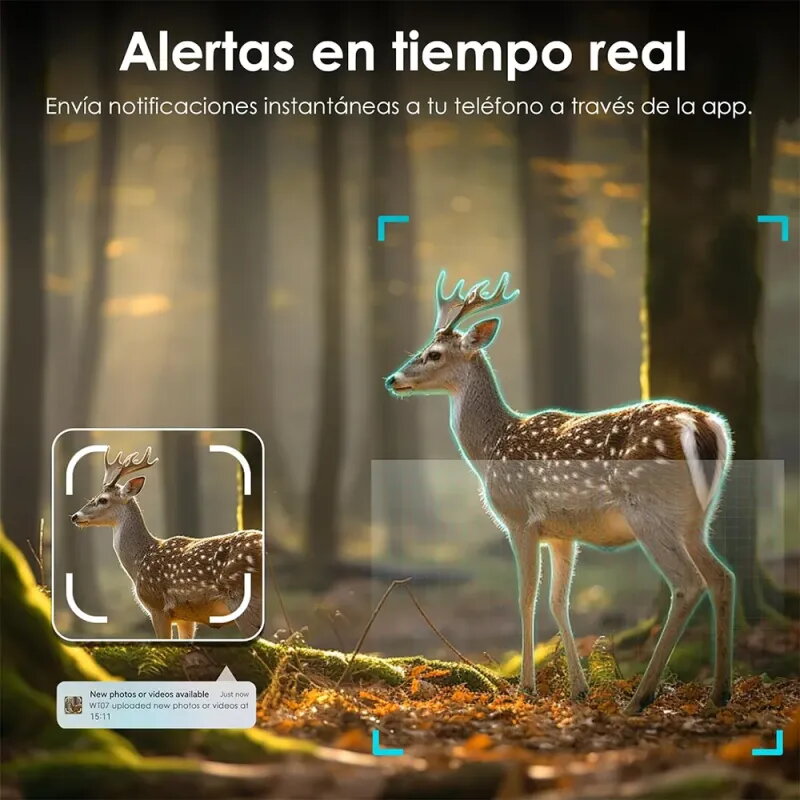 WOLFANG 4G Trail Camera 48MP 2K | Cellular Game Cam with Mobile App