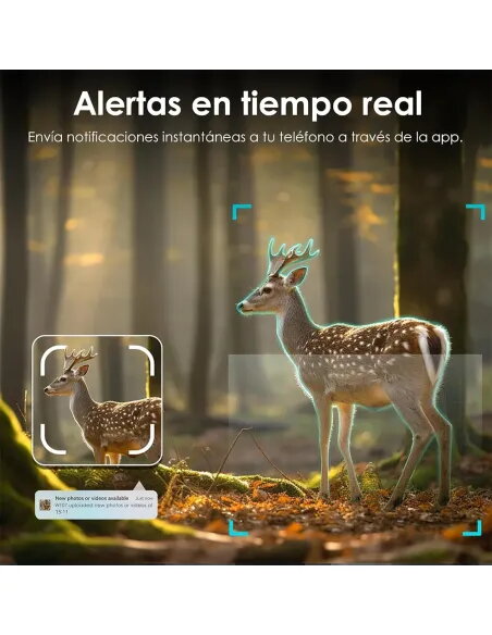 WOLFANG 4G WT07 48MP 2K HD - Cámara de Caza