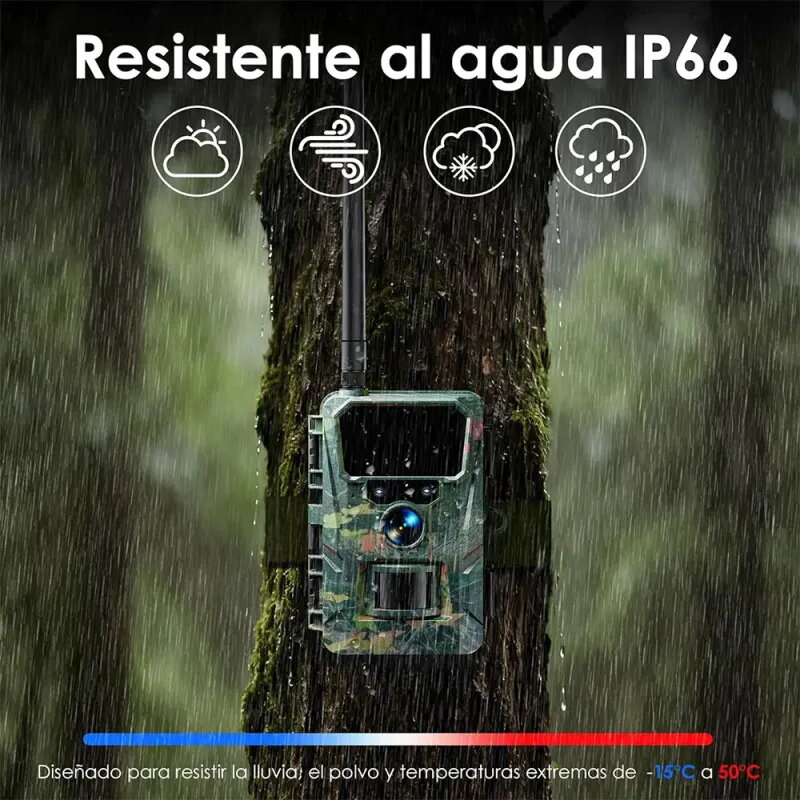 WOLFANG 4G WT07 48MP 2K HD - Cámara de Caza