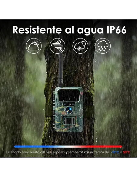 WOLFANG 4G Trail Camera 48MP 2K | Cellular Game Cam with Mobile App