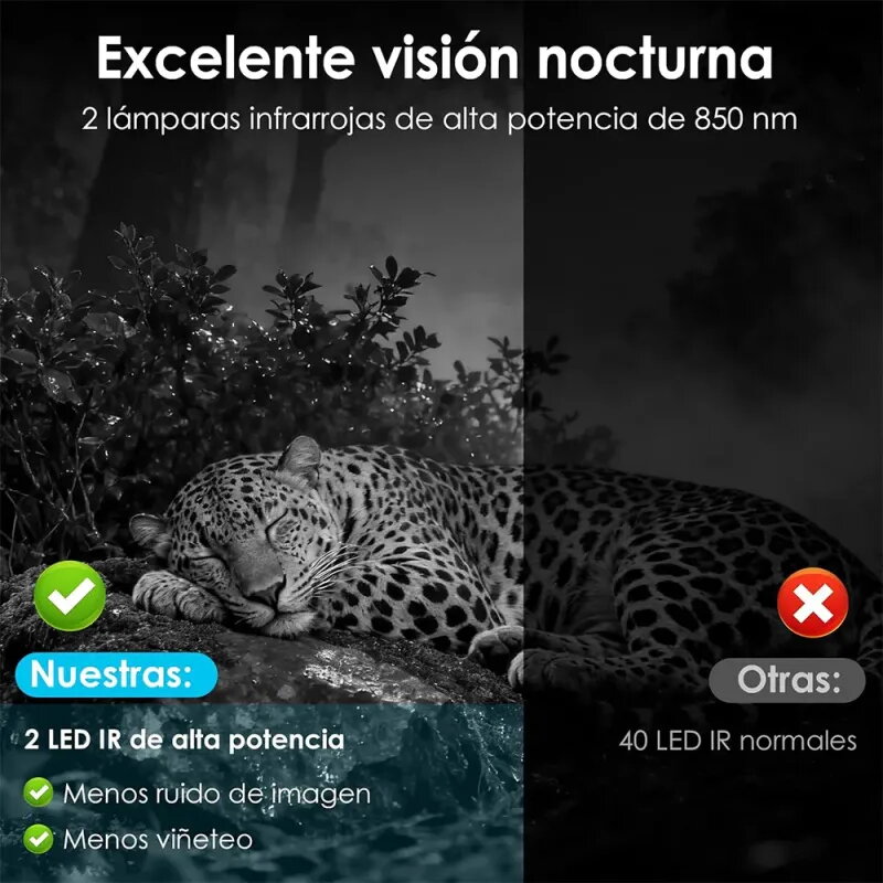 WOLFANG 4G WT07 48MP 2K HD - Cámara de Caza
