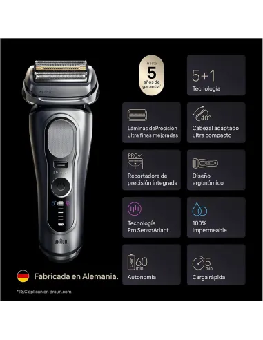 Braun Series 9 PRO+ 9617PSI | Afeitadora Eléctrica - TiendaCPU