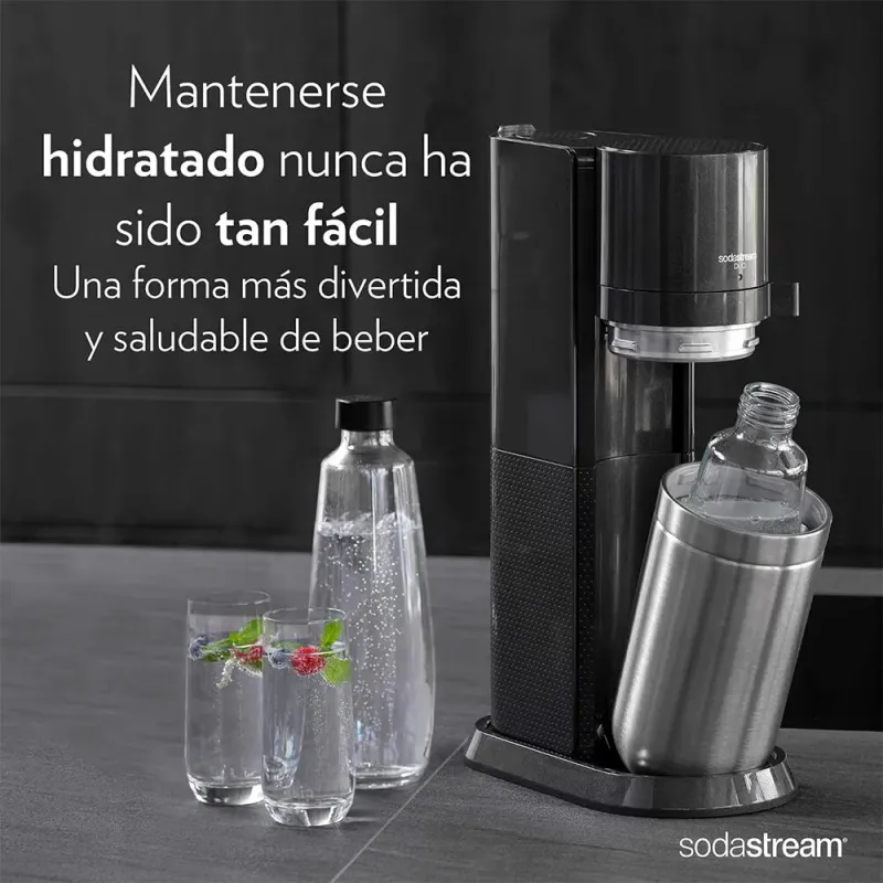 SodaStream DUO Pack - Máquina de Agua con Gas