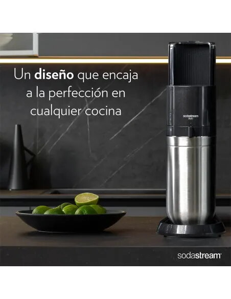 SodaStream DUO Pack | Máquina Agua con Gas + 4 Botellas - TiendaCPU