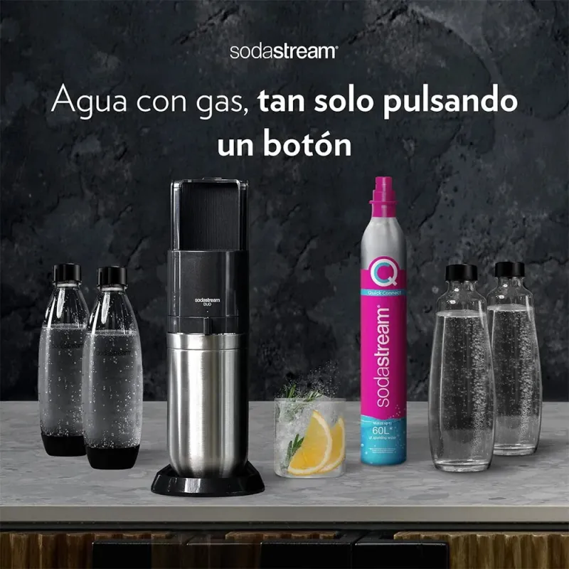 SodaStream DUO Pack - Máquina de Agua con Gas