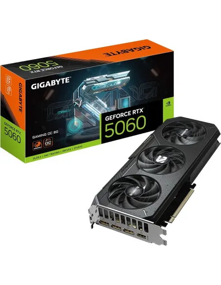 Gigabyte GeForce RTX 5060 Gaming OC 8GB GDDR7 | GPU - TiendaCPU
