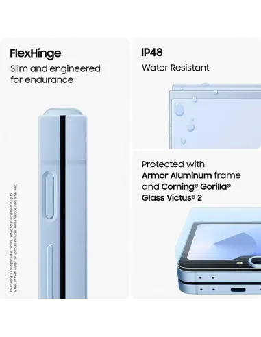 Samsung Galaxy Z Flip6 256GB Silver | Plegable con IA - TiendaCPU