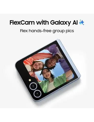 Samsung Galaxy Z Flip6 256GB Silver | Plegable con IA - TiendaCPU