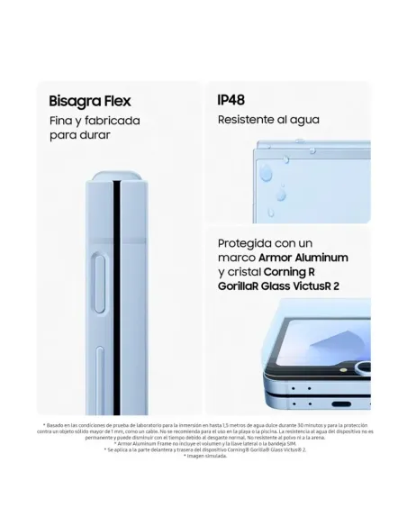 Samsung Galaxy Z Flip6 256GB Silver | Plegable con IA - TiendaCPU