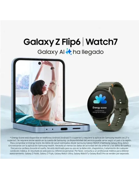 Samsung Galaxy Z Flip6 256GB Silver | Plegable con IA - TiendaCPU