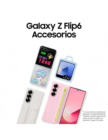 Samsung Galaxy Z Flip6 256GB Silver | Plegable con IA - TiendaCPU