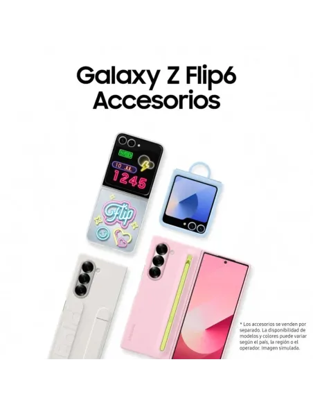 Samsung Galaxy Z Flip6 256GB Silver | Plegable con IA - TiendaCPU