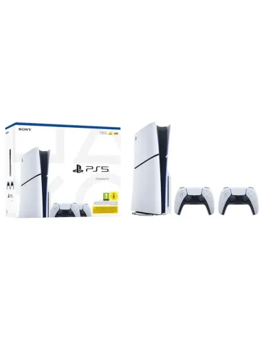 Sony PS5 Slim Standard 1TB Chasis E + 2 Mandos DualSense - TiendaCPU