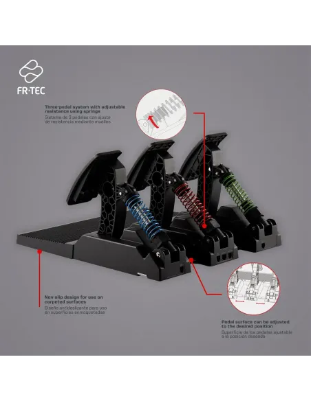 Volante FR-TEC Grand Chelem MKII | PC, PS4, Xbox - TiendaCPU